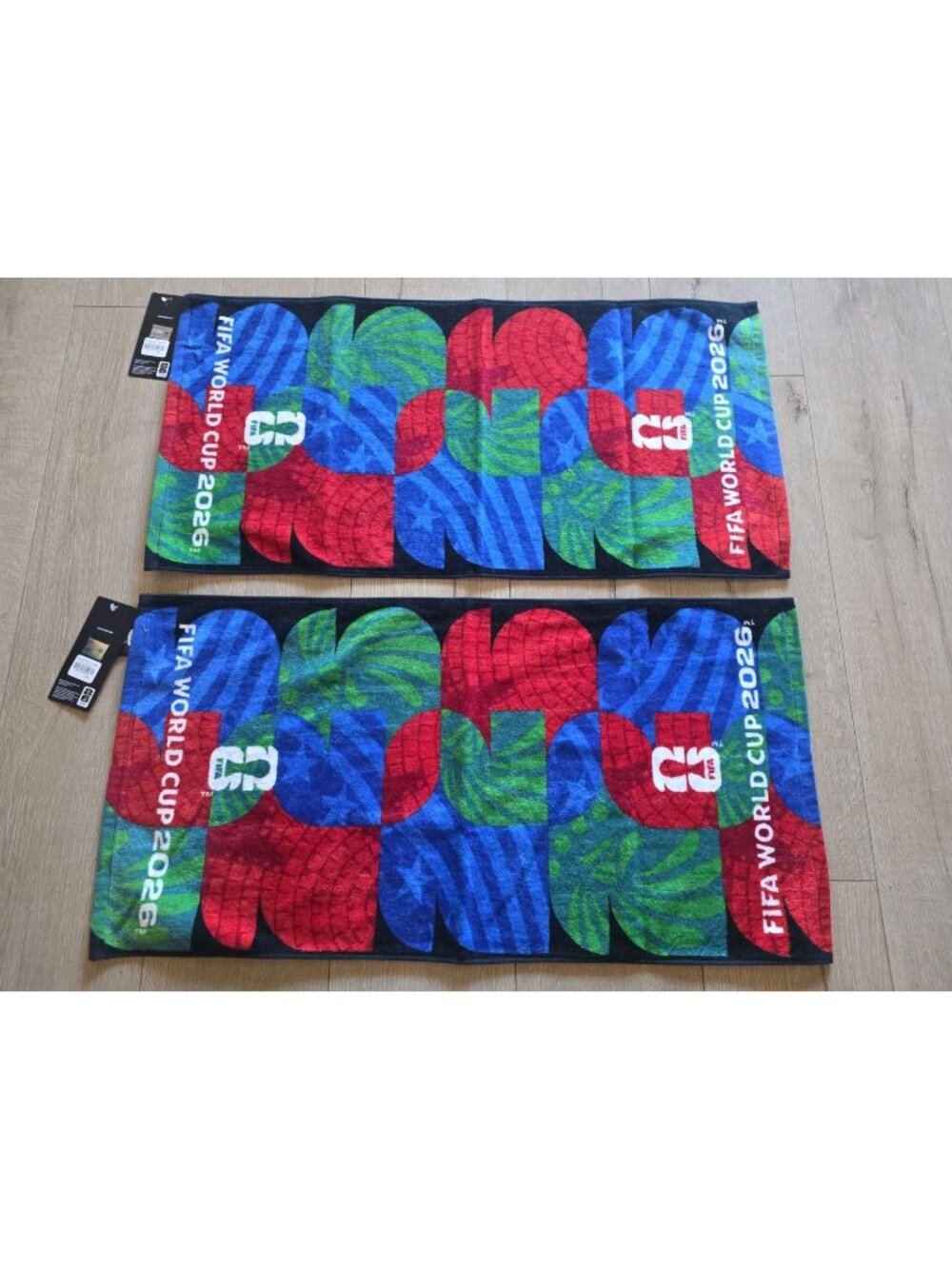 FIFA World Cup 2026 Official Licensed Rally Towels Set of 2 15x31 NWT Cotton